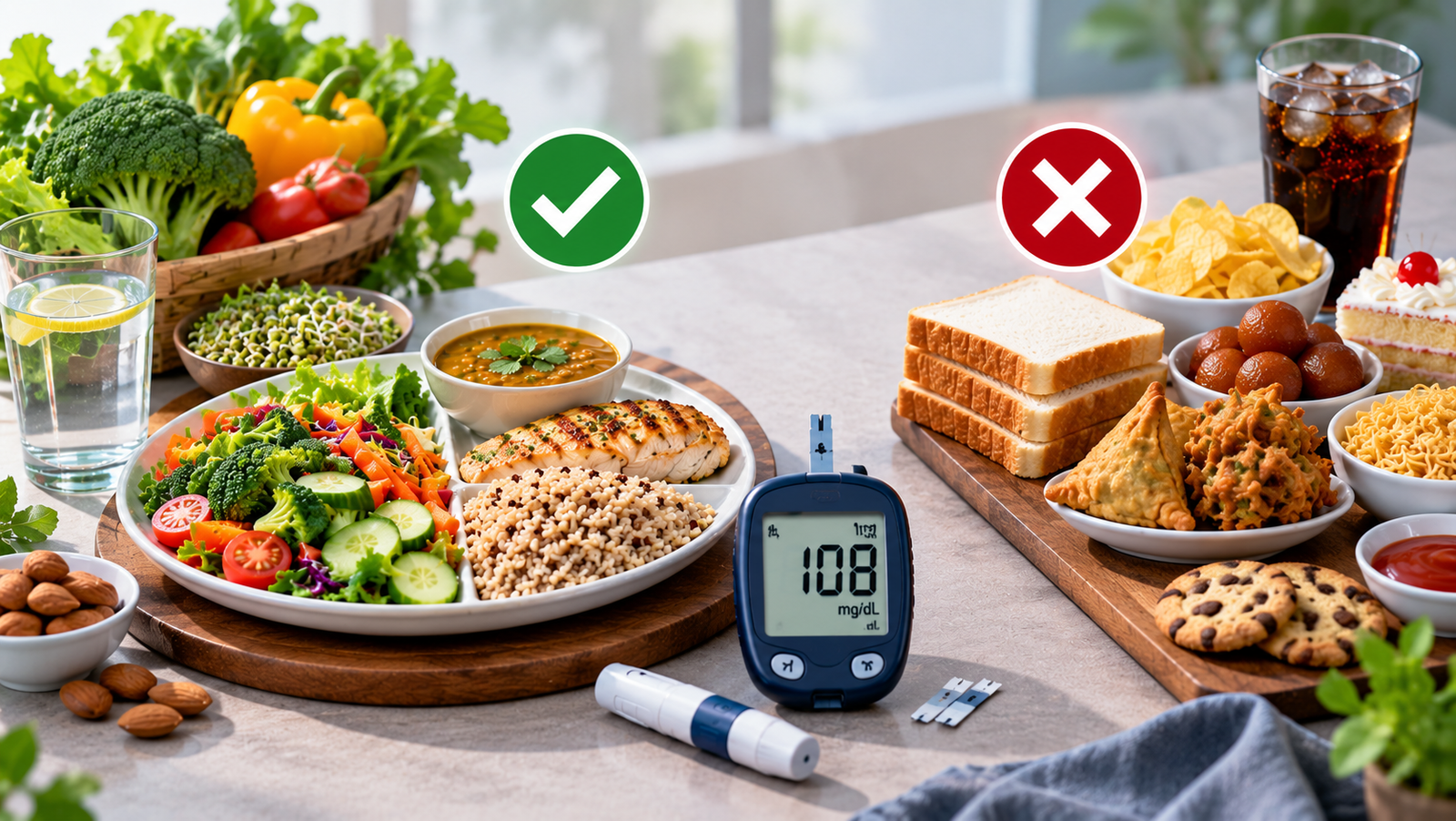 Diabeties m kya khaye kya nahi