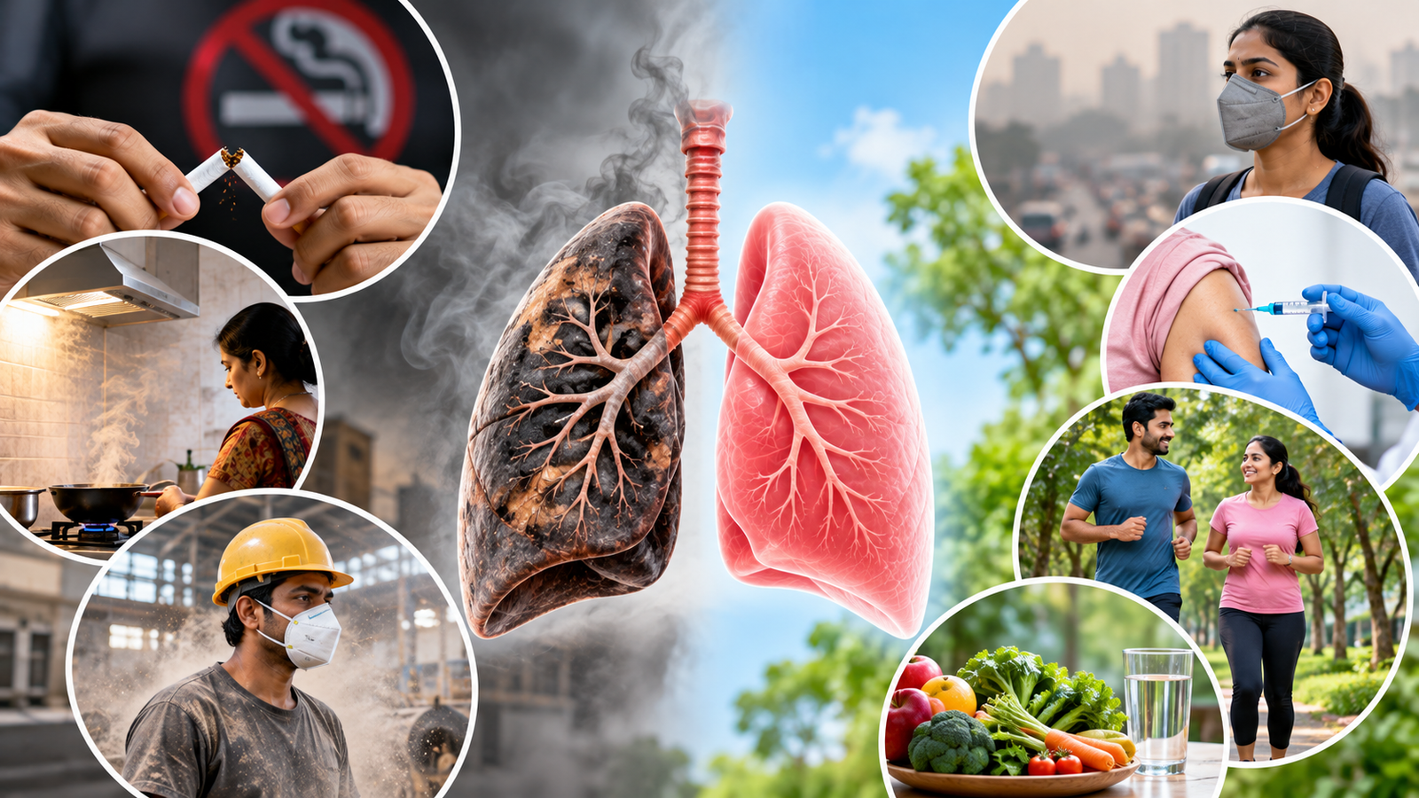 How to reduce lung Dieases